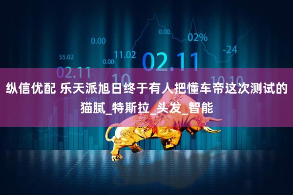 纵信优配 乐天派旭日终于有人把懂车帝这次测试的猫腻_特斯拉_头发_智能